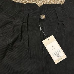 Halara Corduroy Black Pants - Large Petite